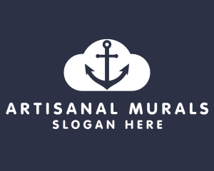 Sailor Anchor Cloud  logo design