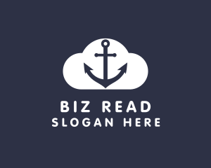 Sailor Anchor Cloud  logo design