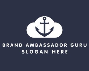 Sailor Anchor Cloud  logo design