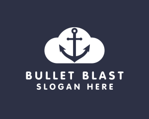 Sailor Anchor Cloud  logo design