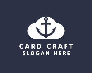 Sailor Anchor Cloud  logo design