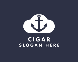 Sailor Anchor Cloud  logo design