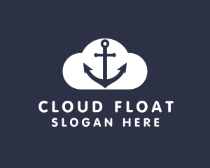 Sailor Anchor Cloud  logo design