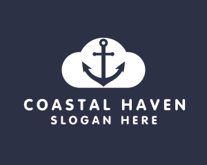 Sailor Anchor Cloud  logo design