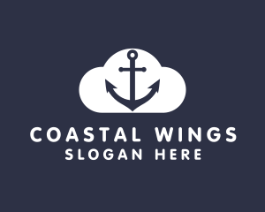 Sailor Anchor Cloud  logo design