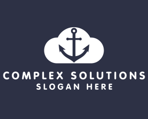 Sailor Anchor Cloud  logo design