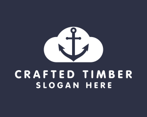 Sailor Anchor Cloud  logo design