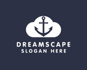 Sailor Anchor Cloud  logo design