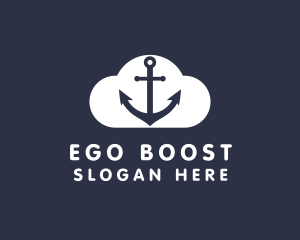 Sailor Anchor Cloud  logo design