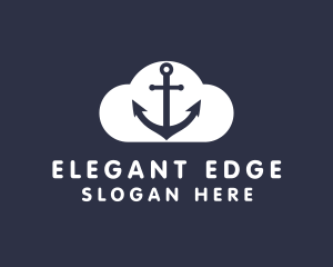 Sailor Anchor Cloud  logo design