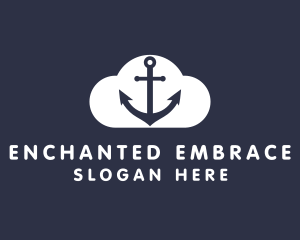 Sailor Anchor Cloud  logo design