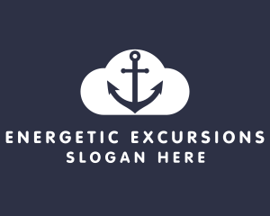 Sailor Anchor Cloud  logo design