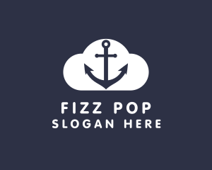 Sailor Anchor Cloud  logo design