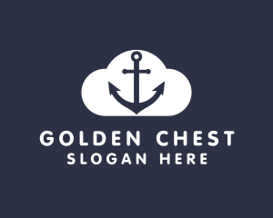 Sailor Anchor Cloud  logo design