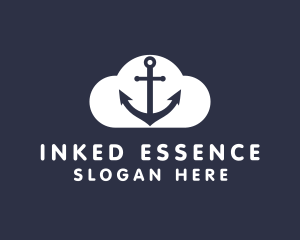 Sailor Anchor Cloud  logo design