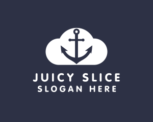 Sailor Anchor Cloud  logo design