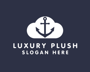 Sailor Anchor Cloud  logo design