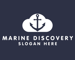 Sailor Anchor Cloud  logo design