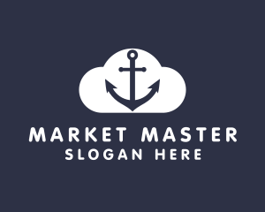 Sailor Anchor Cloud  logo design