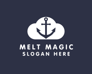 Sailor Anchor Cloud  logo design