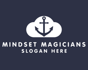 Sailor Anchor Cloud  logo design