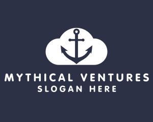 Sailor Anchor Cloud  logo design