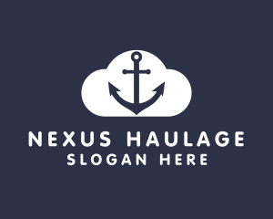 Sailor Anchor Cloud  logo design