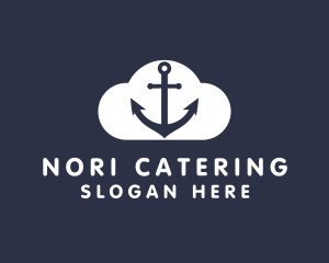 Sailor Anchor Cloud  logo design