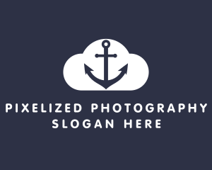 Sailor Anchor Cloud  logo design