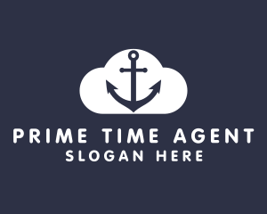 Sailor Anchor Cloud  logo design