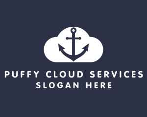 Sailor Anchor Cloud  logo design