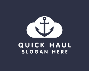 Sailor Anchor Cloud  logo design