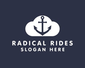 Sailor Anchor Cloud  logo design