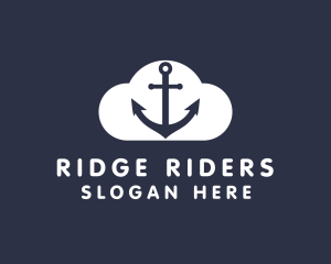 Sailor Anchor Cloud  logo design