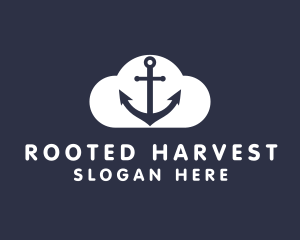 Sailor Anchor Cloud  logo design