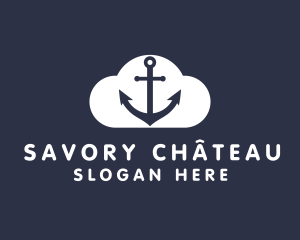 Sailor Anchor Cloud  logo design