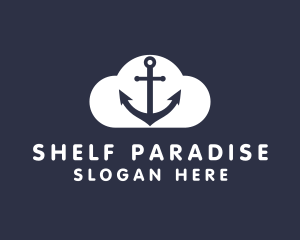 Sailor Anchor Cloud  logo design