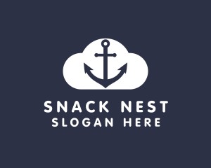 Sailor Anchor Cloud  logo design