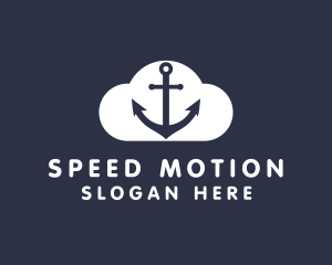 Sailor Anchor Cloud  logo design