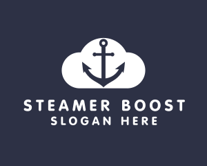 Sailor Anchor Cloud  logo design