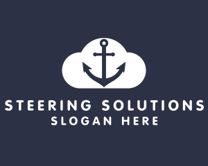 Sailor Anchor Cloud  logo design