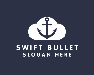 Sailor Anchor Cloud  logo design