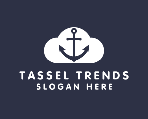 Sailor Anchor Cloud  logo design