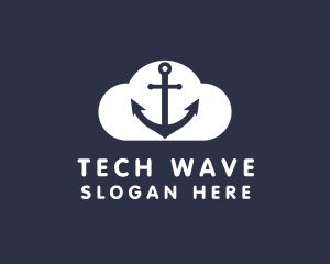 Sailor Anchor Cloud  logo design