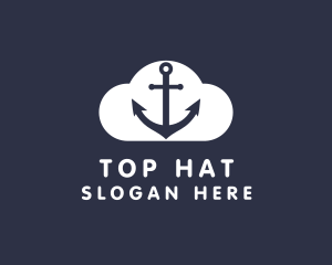 Sailor Anchor Cloud  logo design