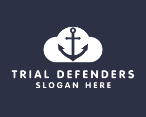 Sailor Anchor Cloud  logo design