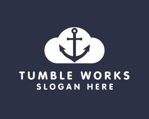 Sailor Anchor Cloud  logo design