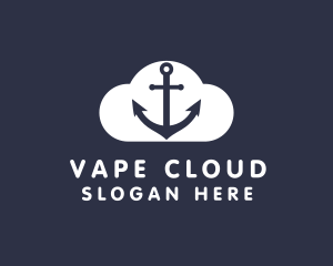 Sailor Anchor Cloud  logo design