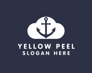 Sailor Anchor Cloud  logo design