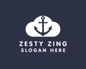 Sailor Anchor Cloud  logo design